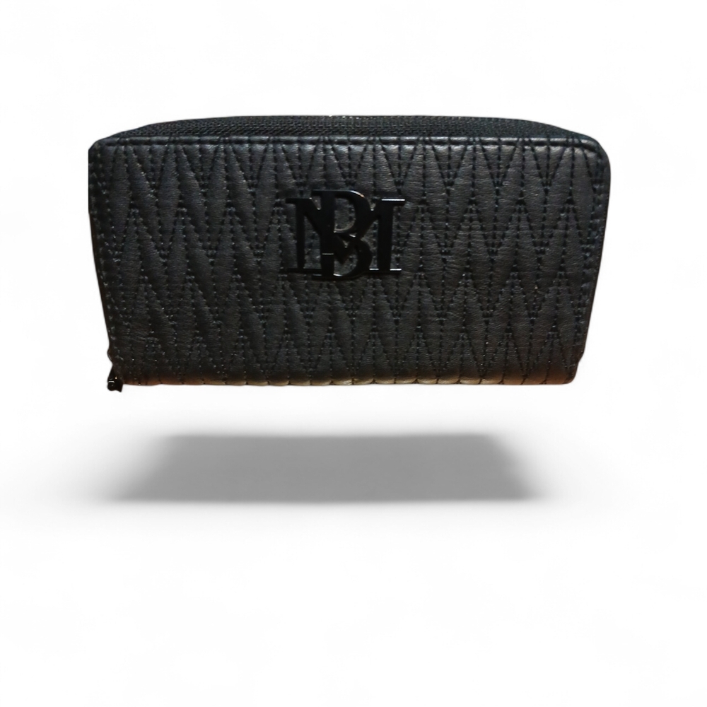 Bagley MISHKA Black Quilted Wallet